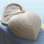 hartvormig kistje voor baby