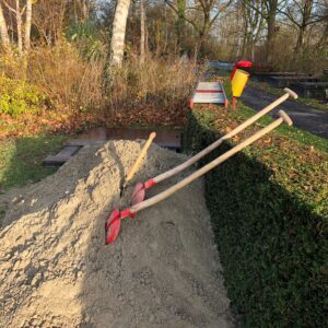 Schep bij kindergraf - begraafplaats Selwerderhof, Groningen